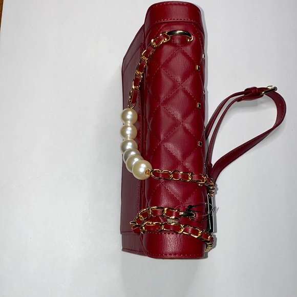 Badgley Mischka studded crossbody in wine NWT - Picture 2 of 13